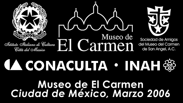 AQVA - Hydros, Athmos, Istos, Massimiliano Lattanzi, Museo de El Carmel, Mexico City, Ciudad de M�xico, Marzo 2006, UNESCO, IHP - International Hydrological Programme, Istituto Italiano di Cultura, CONACULTA - INAH, Sociedad de Amigos del Museo del Carmen de San Angel